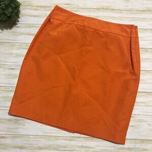 The Limited NEW NWT‎ Bright Orange Pencil Skirt Women’s Plus Size 14